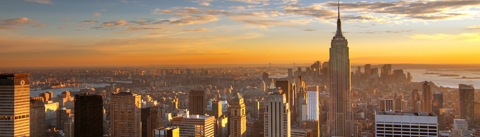 Sunset Over New York City